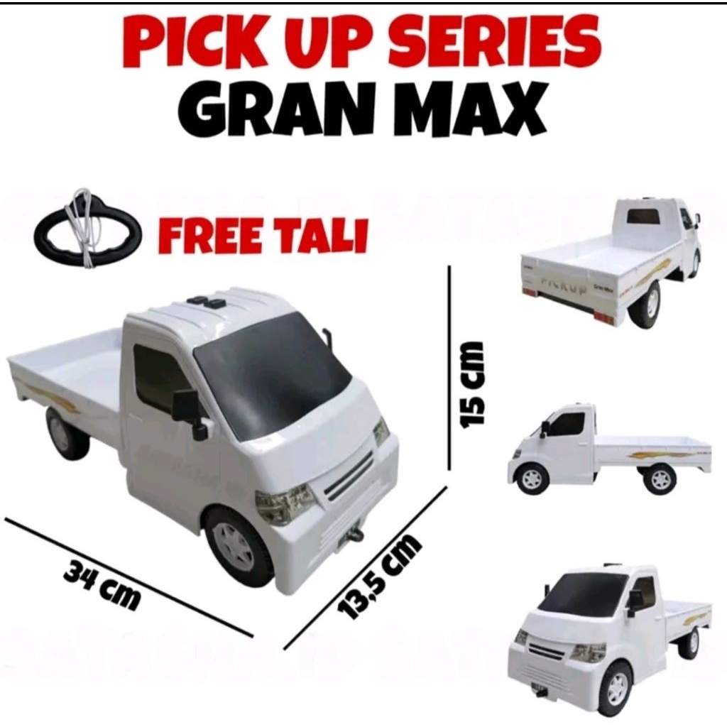 Mainan Mobil Pick Up GrandMax Non Music Free Tali