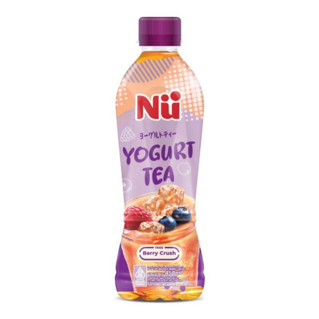 

NU Minuman Teh Yogurt Berry Crush Pet 450 ml