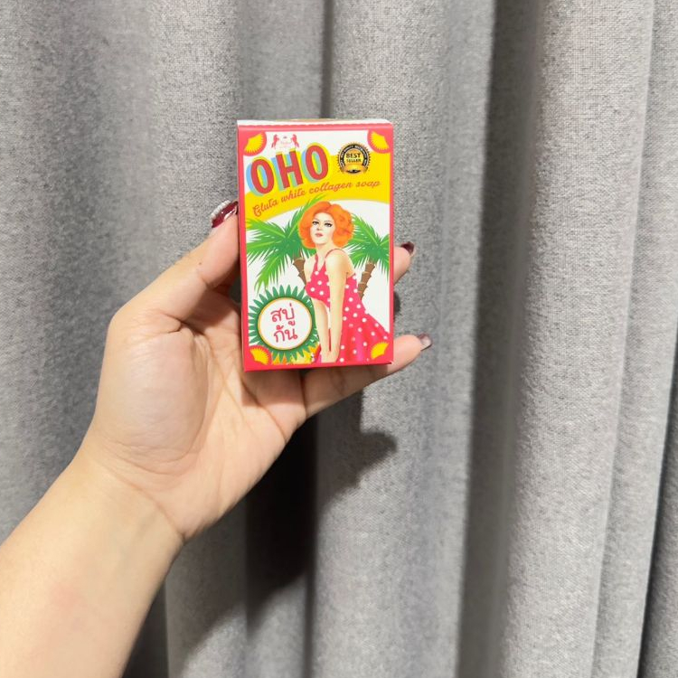 OHO GLUTA WHITENING SOAP THAILAND ORIGINAL- SABUN PENCERAH KULIT SABUN PEMUTIH BADAN