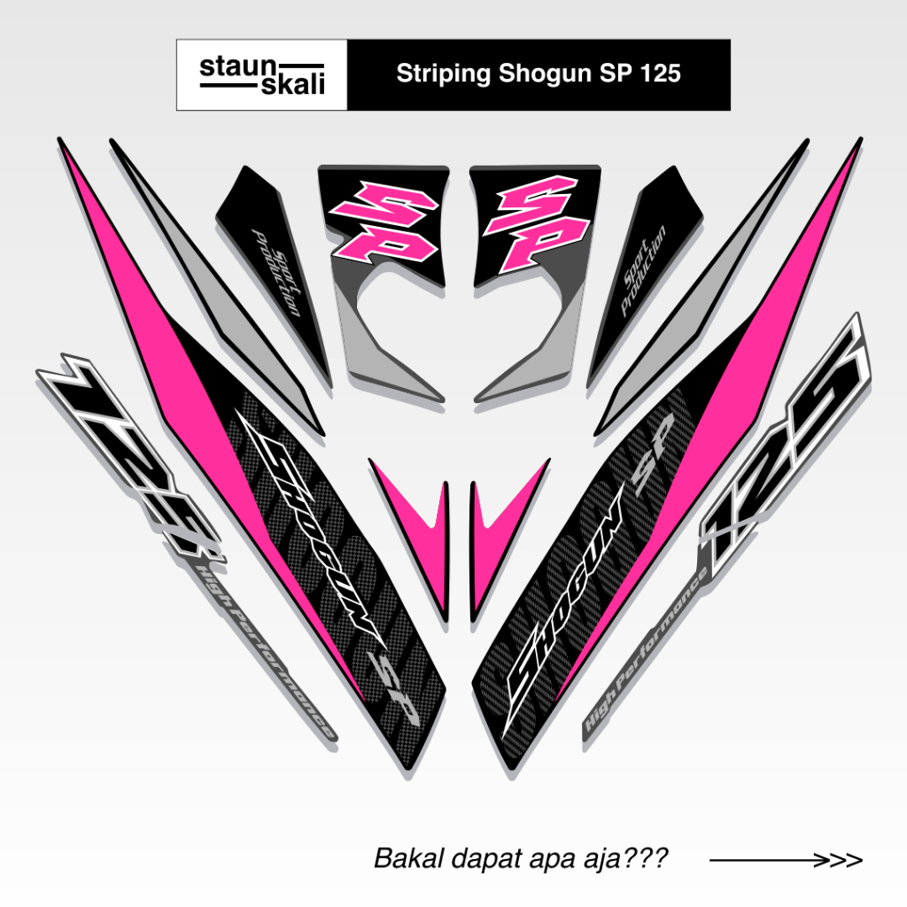 Striping Shogun SP 125 Variasi (20) 2005 2006