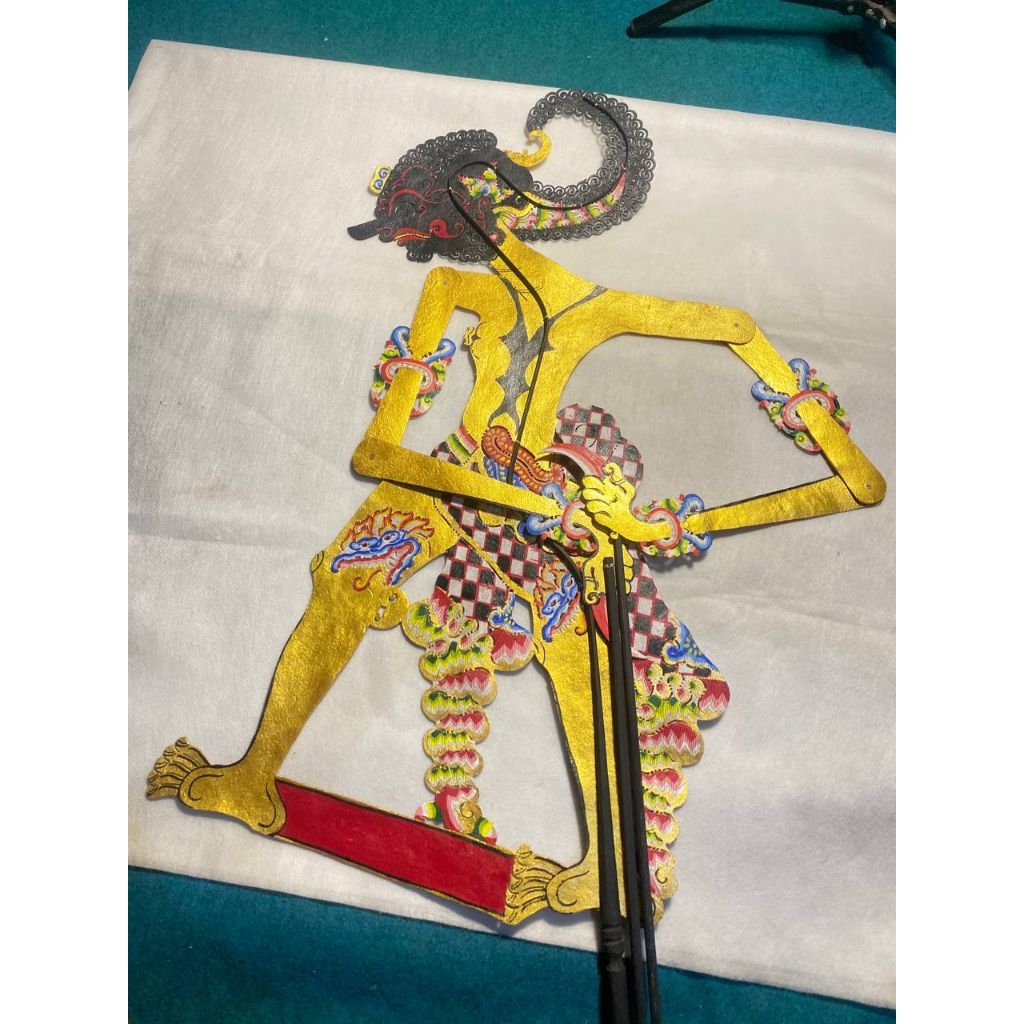 wayang kulit asli werkudoro/bima/ werkudara wayang kulit