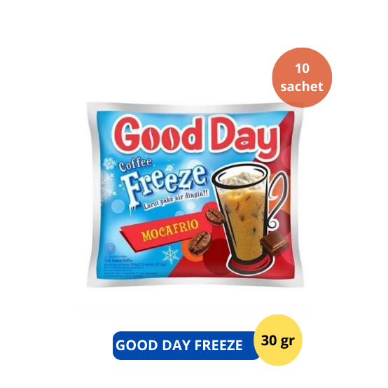 

TOKO BITAKU - KODE A || GOOD DAY Freeze Mocafrio 30 gr x 10 Sachet