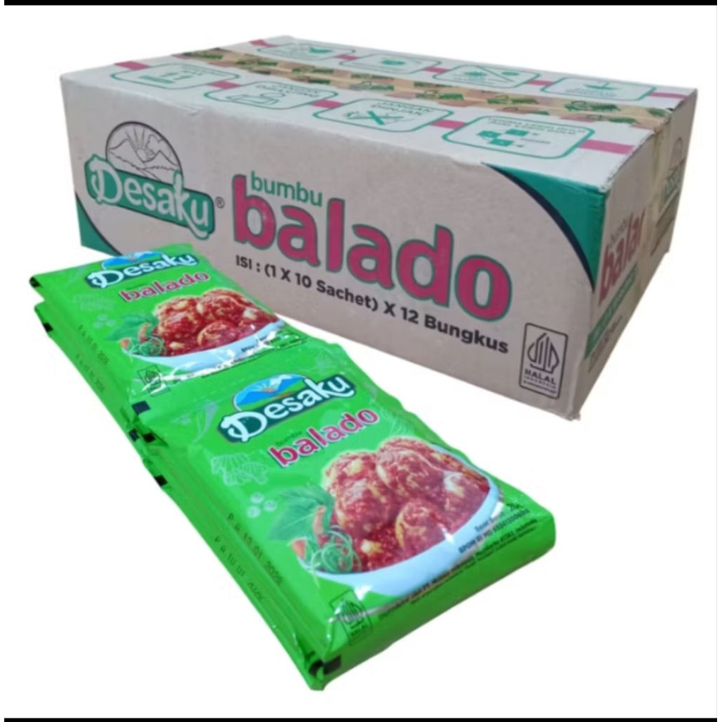 

Desaku balado telur 10 sachet