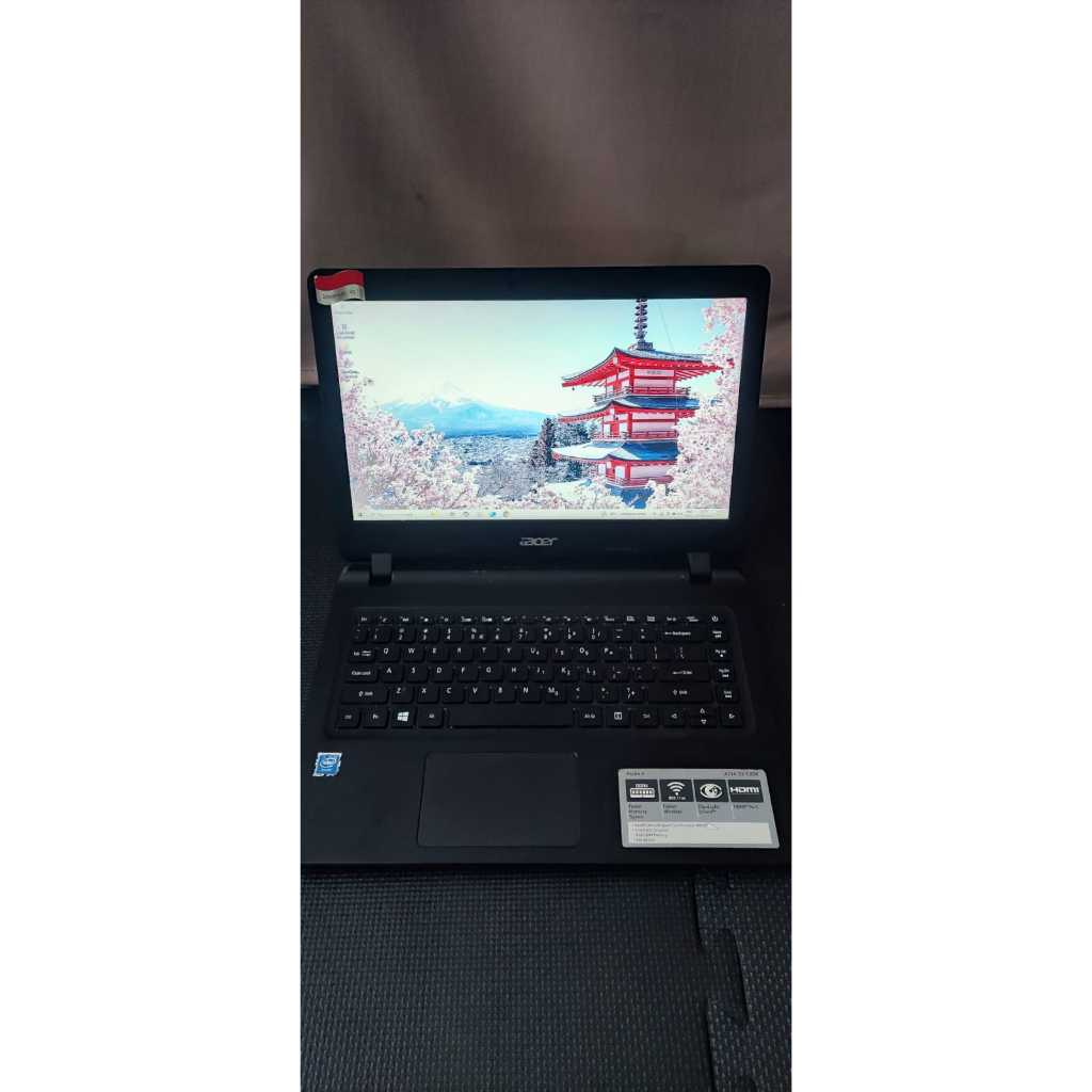 Laptop Acer Aspire 3 A314-32  Second Bekas Pakai Minus Ketik Keyboard Sendiri, Tombol Backspace Tida