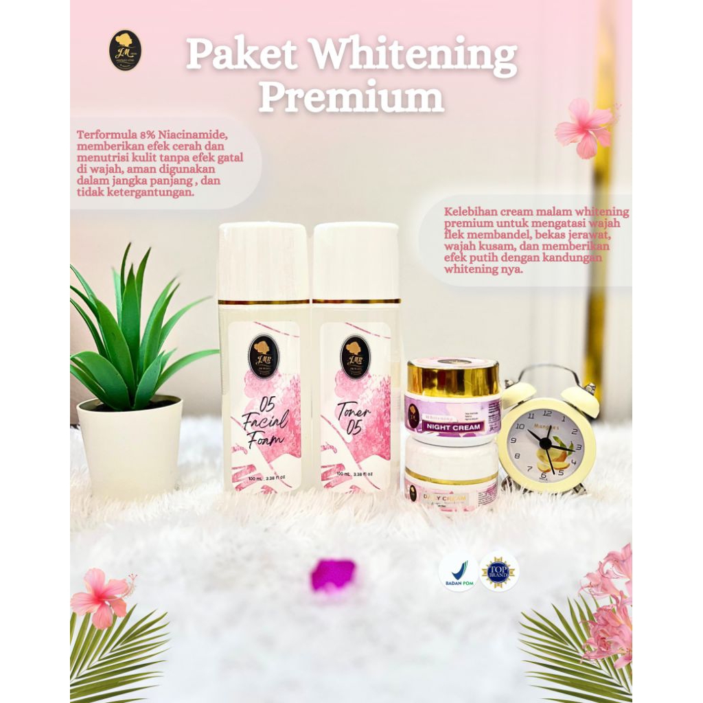 jmb JM BEAUTY MALAM WHITTENING PREMIUM| JM BEAUTY SKINCARE | ORI BPOM | CREAM PEMUTIH WAJAH |