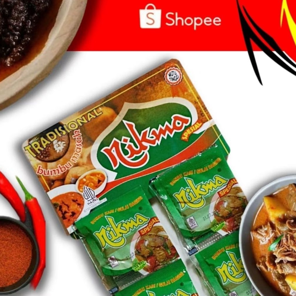 

Bumbu Kari Gulai Daging Nikma Spesial 1 Renceng 12pc