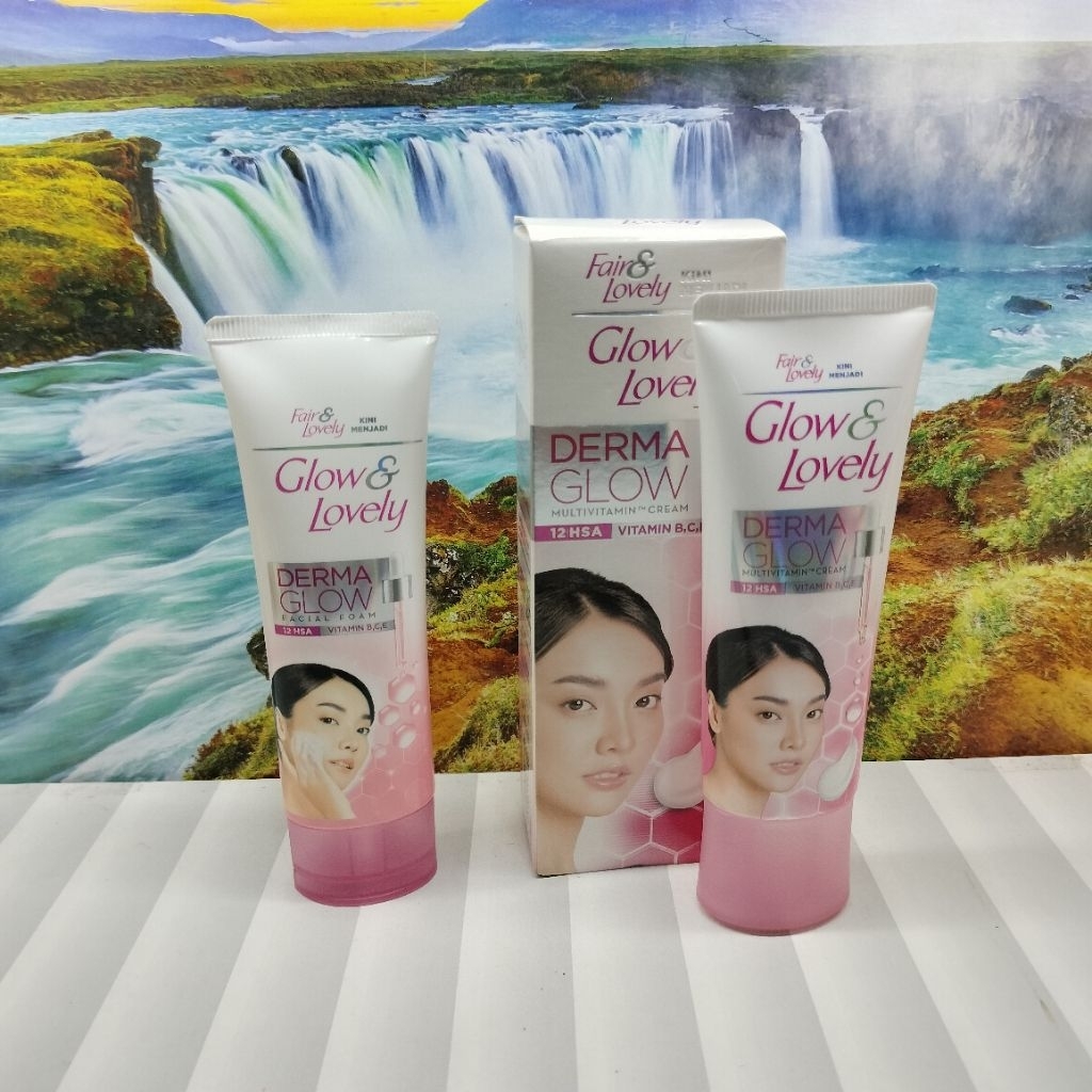 PAKET FACIAL FOAM & GLOW&LOVELY /FACIAL FOAM & PELEMBAB FAIR & LOVELY BPOM