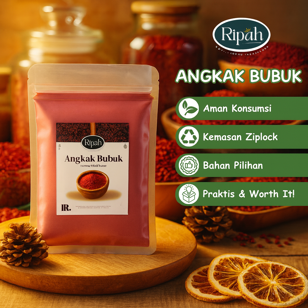 

25gr Bubuk Angkak Murni / Red Yeast Rice Herbs / Ripah Rempah PREMIUM QUALITY