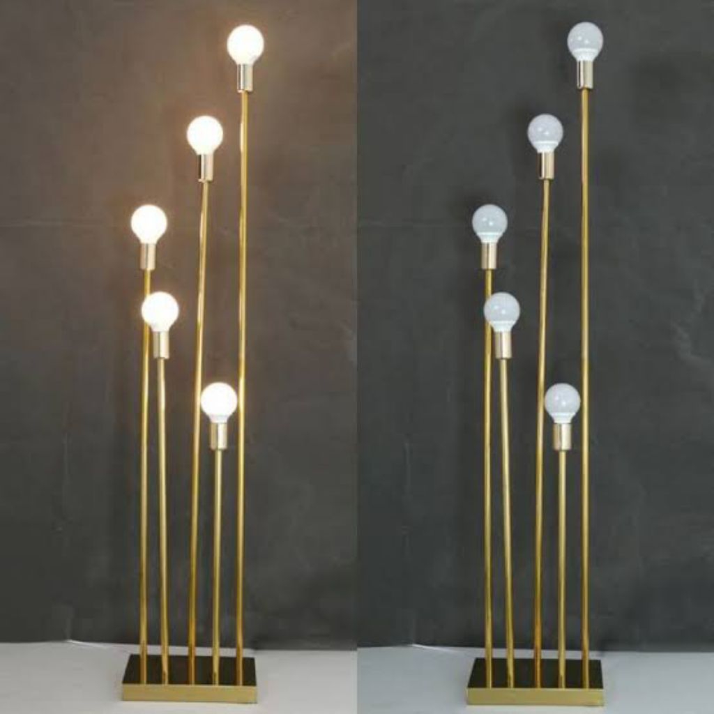 Lampu Dekorasi Pernikahan/Stand Lampu 5 Tiang Dekorasi Ruang