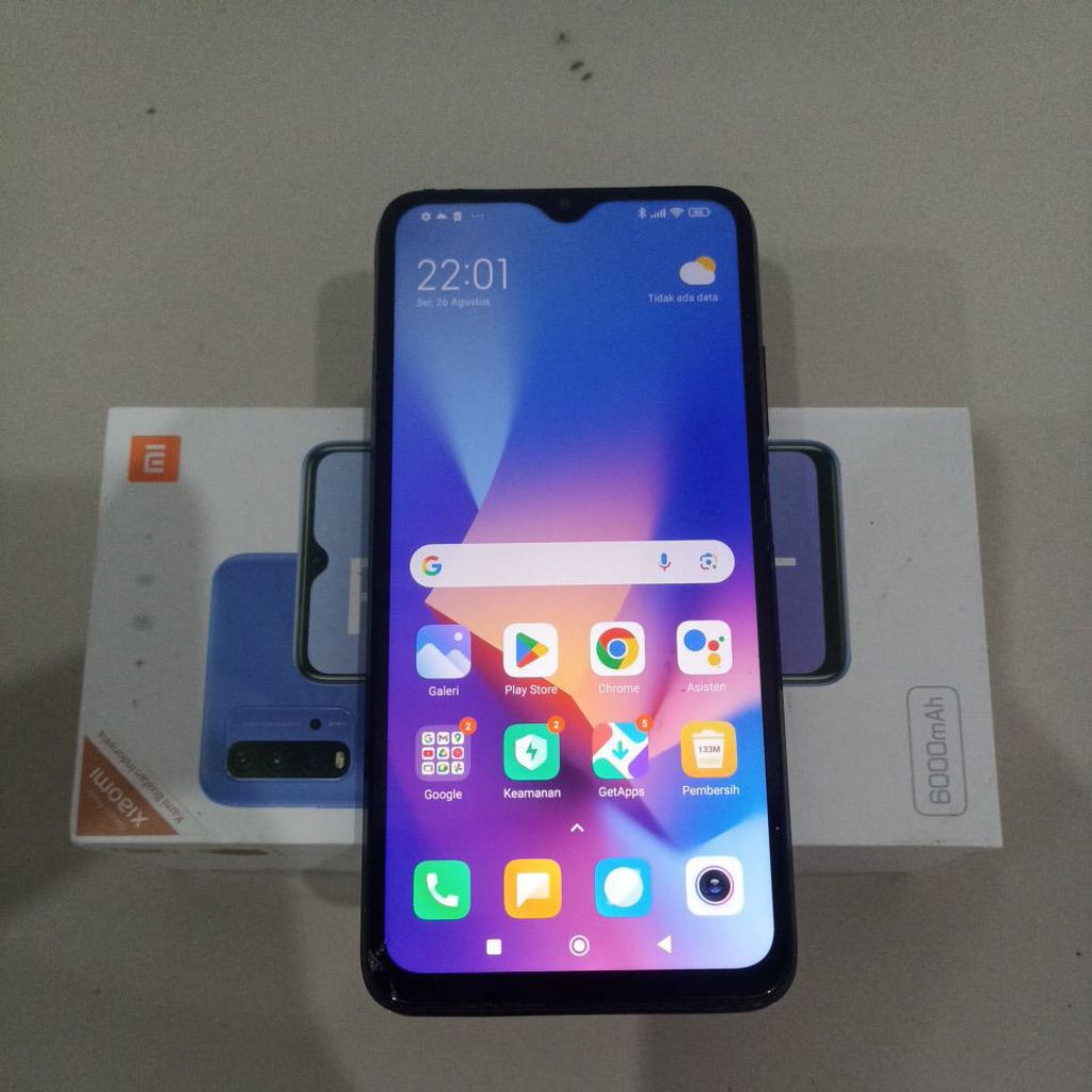 hp xiomi redmi 9T ram 4/64 grey