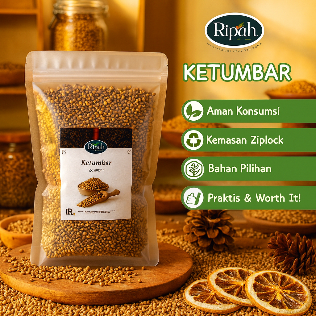 

80gr Ketumbar Coklat / Ketumbar Butek Busem / Coriander / Rempah / Ripah Rempah PREMIUM QUALITY