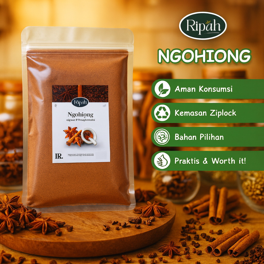 

30gr Ngo Hiong Bubuk / Ground Five Spices / Ripah Rempah Premium