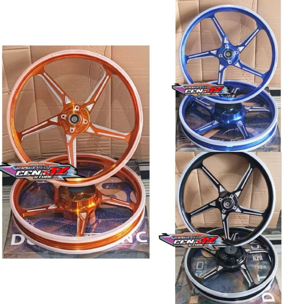 VELG AXIO RACING ORIGINAL CNC AX500 140x17 & 160x17 F1ZR VEGA CRYPTON ALFA SIGMA  MX KING MX NEW 140