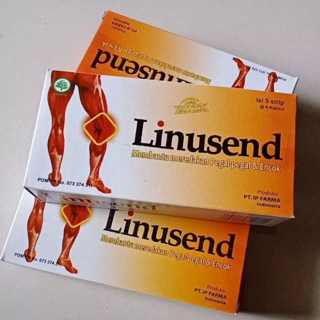 LINUSEND KAPSUL MENGOBATI PEGAL PEGAL DAN ENCOK