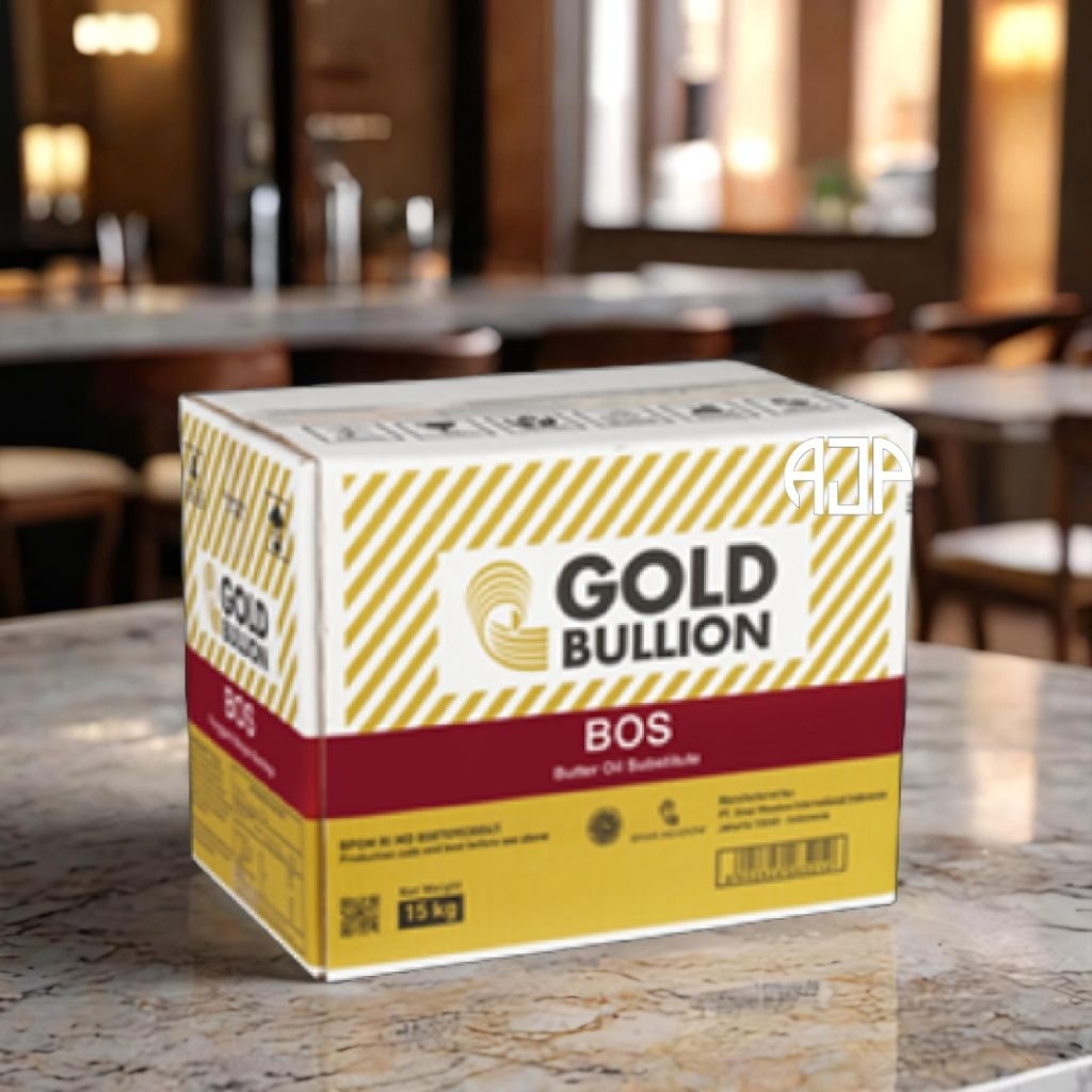 

Gold Bullion BOS(Butter Oil Substitute) / Pengganti Minyak Mentega | 1 Dus (15 kg)