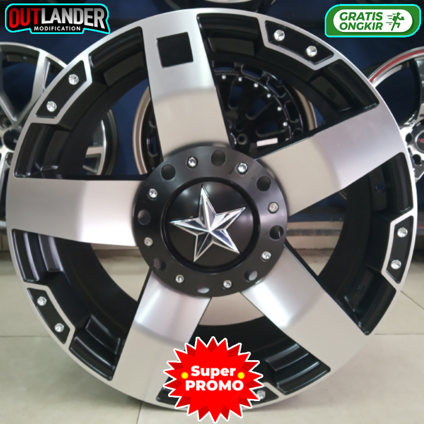 velg mobil DodgeJourney| Jeep|  Grand Cherokee| JK| Rubicon| Sahara| Wrangler dll hsr rasta R20