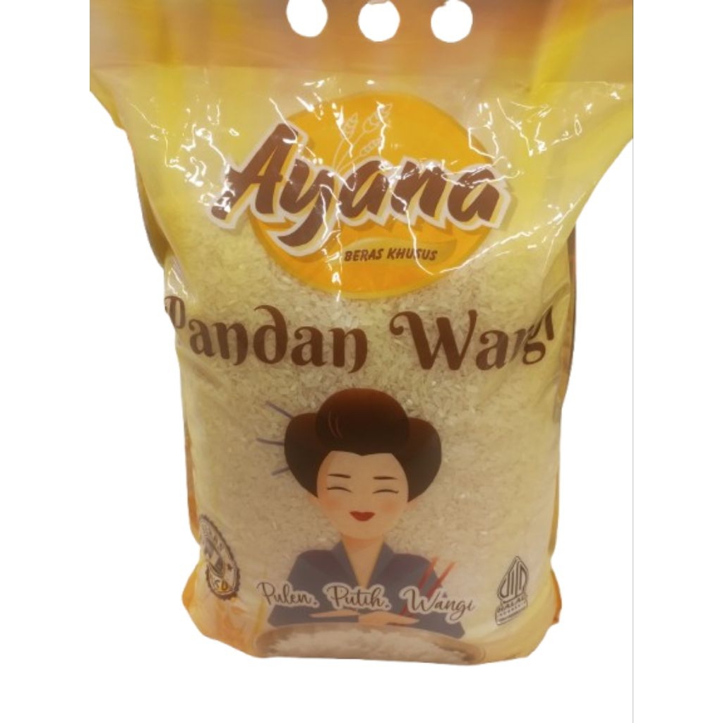 

Beras Premium Pandan Wangi Ayana 5 Kg Khas Resto