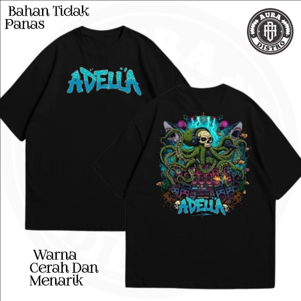 Kaos Adella Musik Comunity Vol9 / Baju Tshirt Pria Wanita / Cotton Combed24s