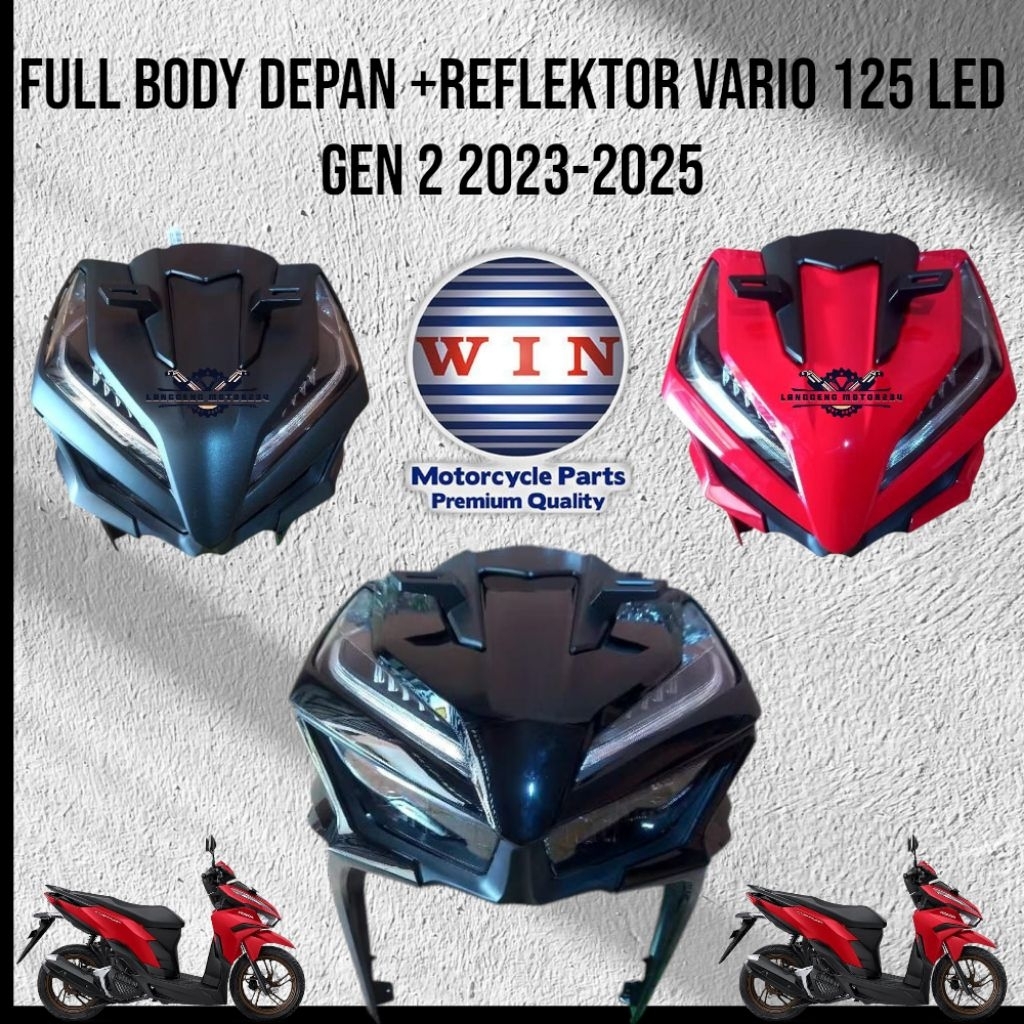 FULL BODY DEPAN + REFLEKTOR VARIO 125 NEW 2023-2025 GEN 2