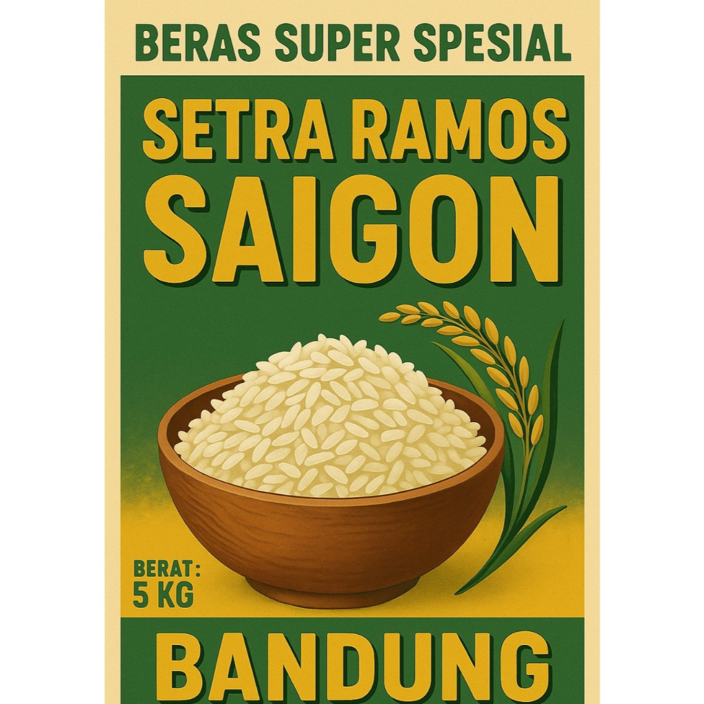 Beras Super Spesial Setra Ramos Saigon Bandung 5kg