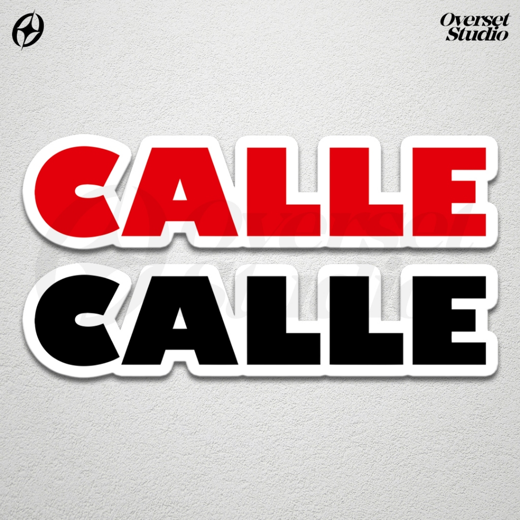 

(GRATIS ONGKIR & COD) Sticker Calle Calledelarache Brand Logo / Stiker Brand Lokal Calle / Sticker Brand Snsb x Calle Hypebeast Streetwear / Sticker Calle Snsb Chmb Preface / Sticker Vinyl Glossy / Sticker Aesthetic / Stiker Satuan / Stiker Tumbler
