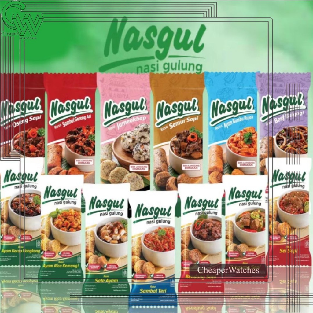 

Nasgul Nasi Gulung Siap Saji Makanan Instan Siap Santap Gurihnyoo | CheaperWatches