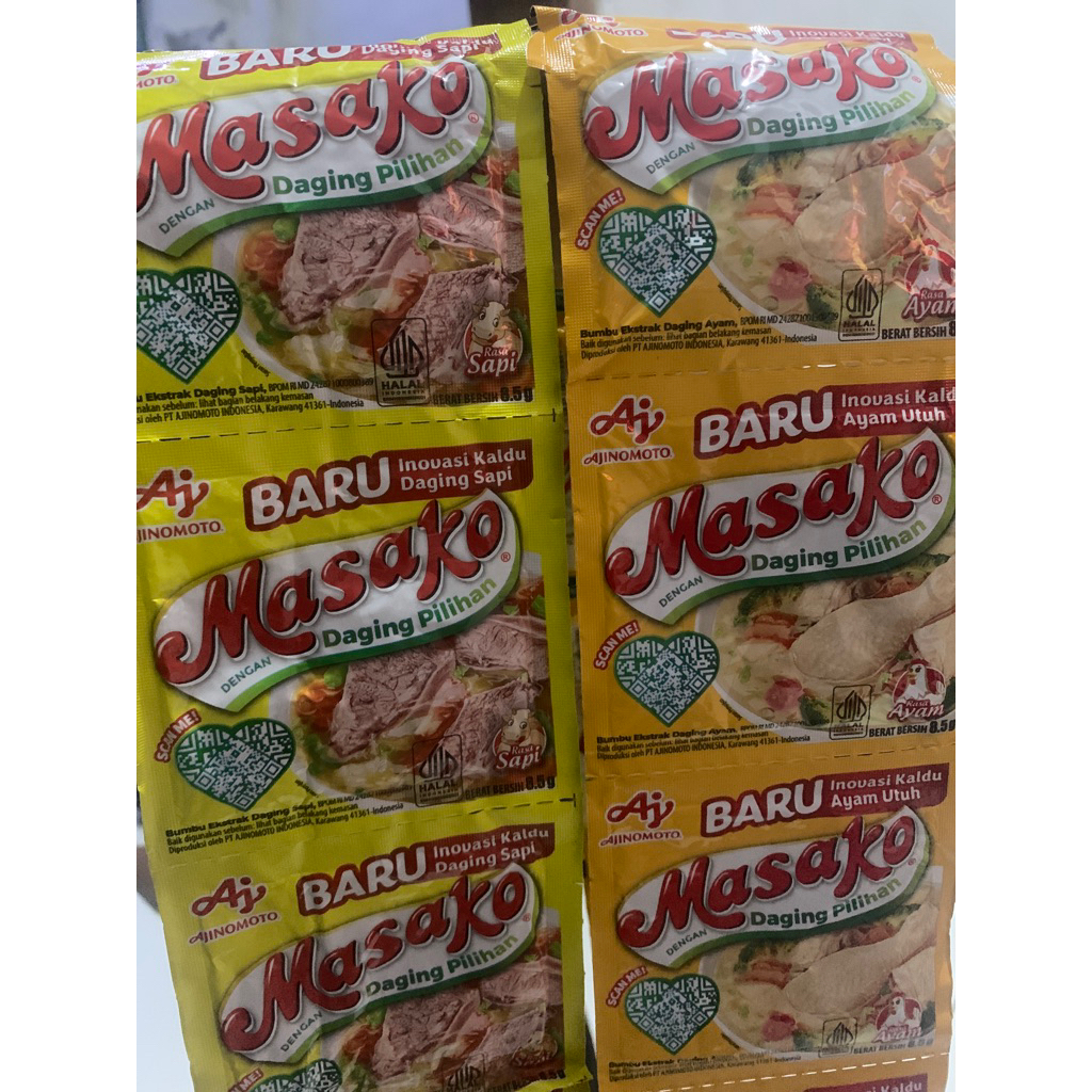 

BUMBU KALDU MASAKO 8,5g ( 1 renceng isi 12pcs)