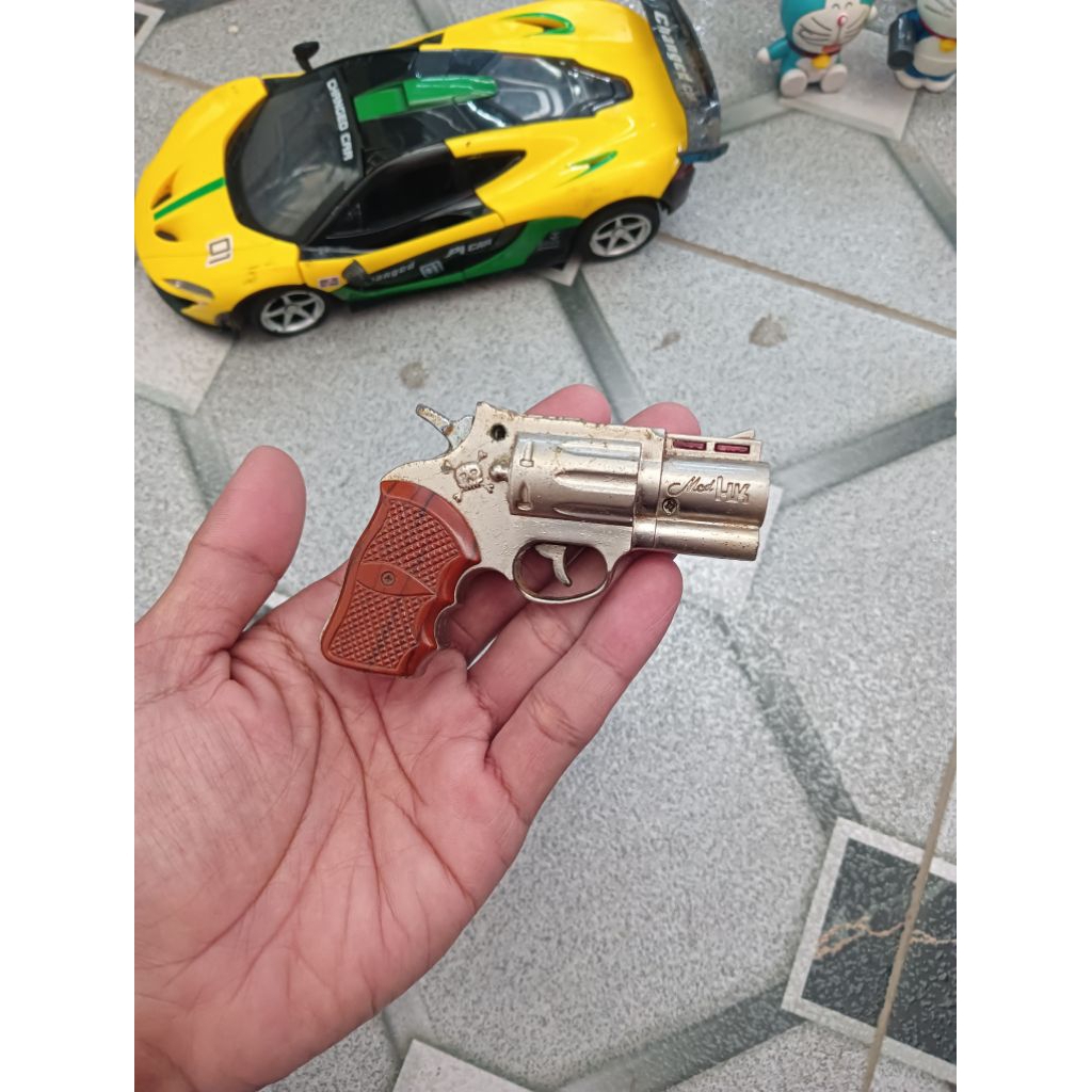 Korek Api Model Pistol Full Besi (Bekas)