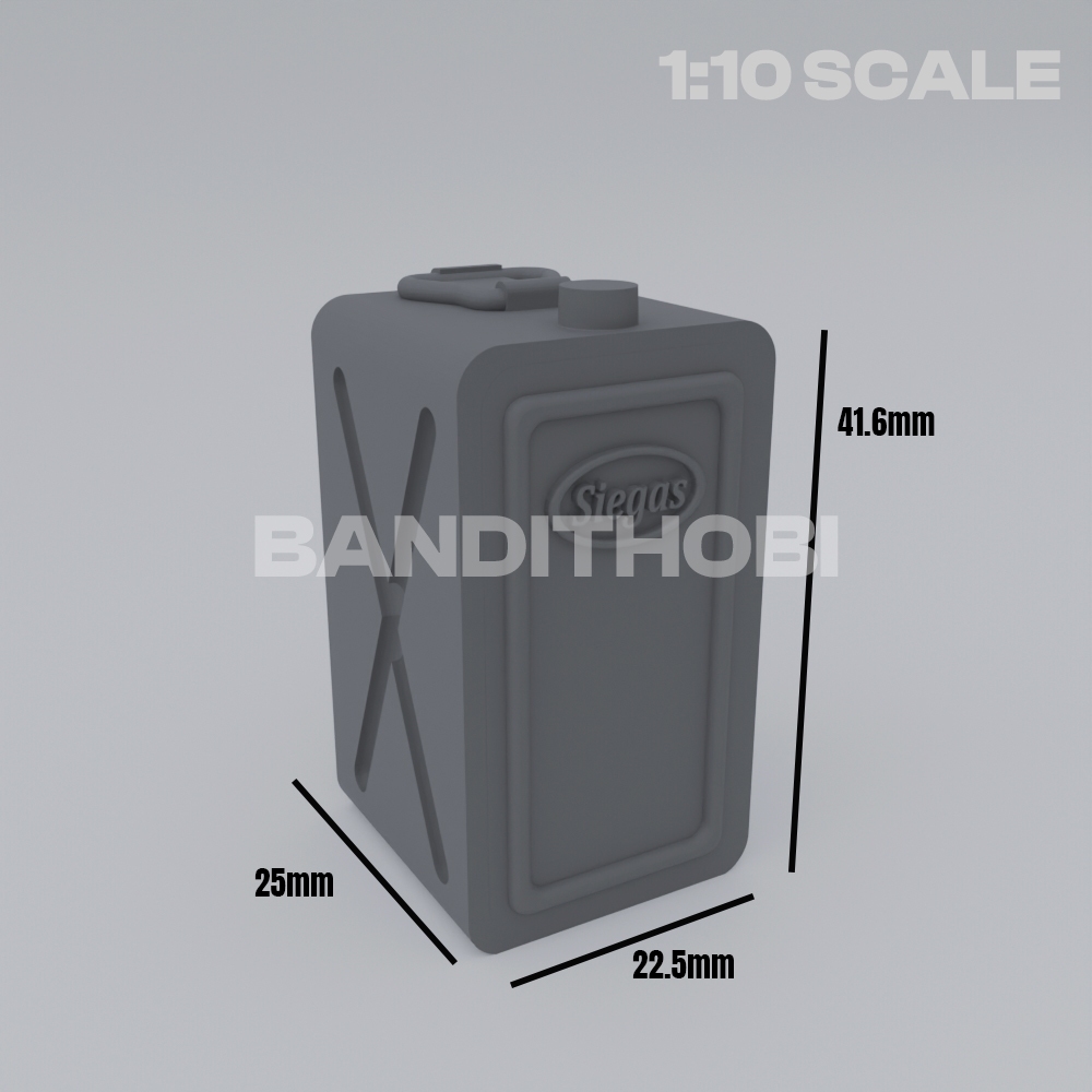 Jerrycan Jerigen Miniatur 1:10 RC Adventure Model Germany Classic
