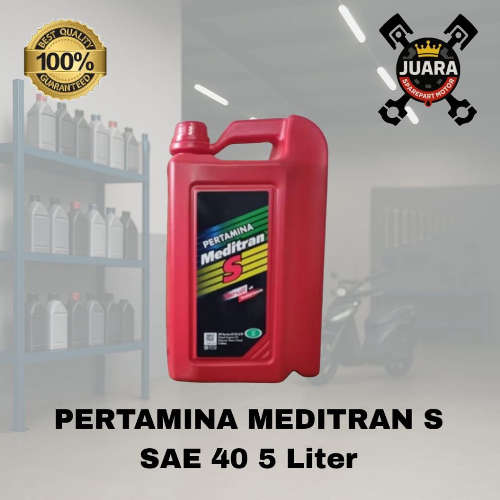 OLI MEDITRAN S 5 LITER SAE 40 OLI MESIN DISEL