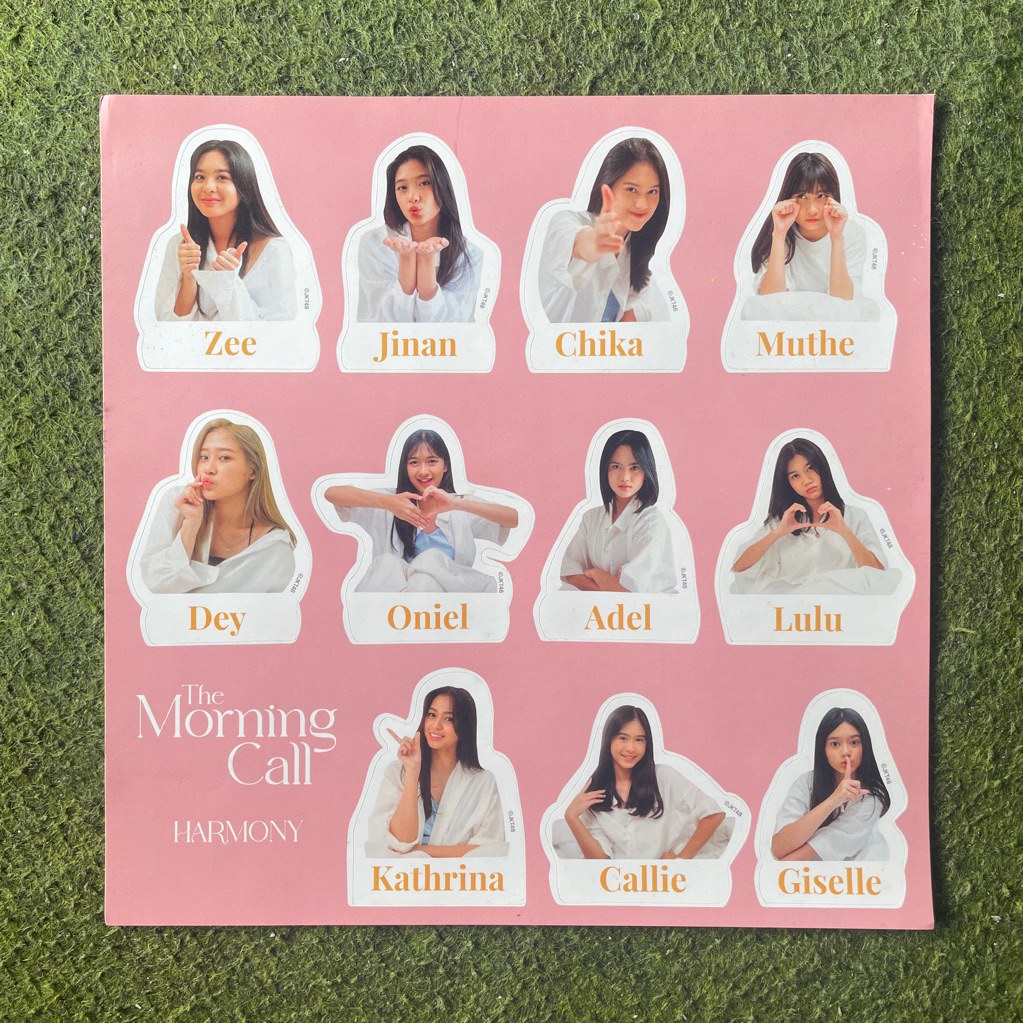 OFFICIAL Sticker Pack JKT48 | Calendar The Morning Call Harmony