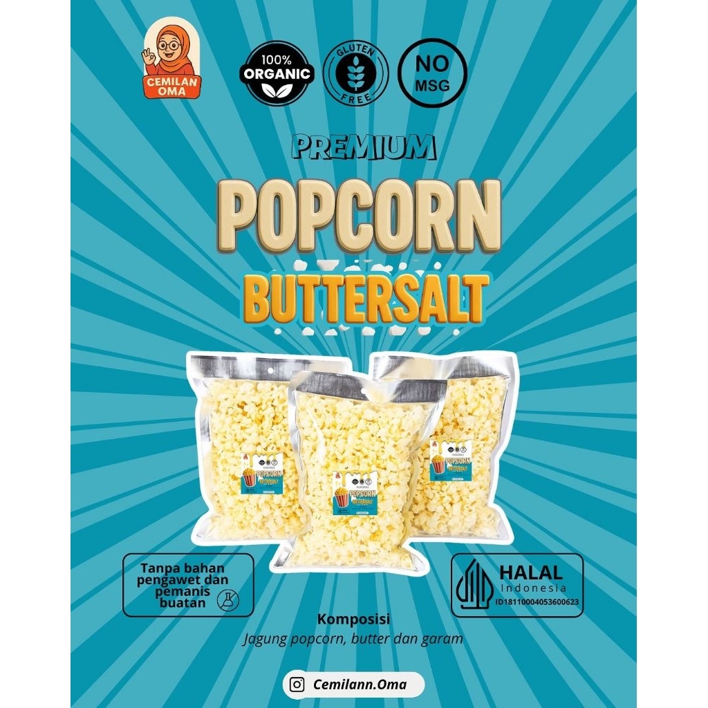 

Popcorn Premium Buttersalt