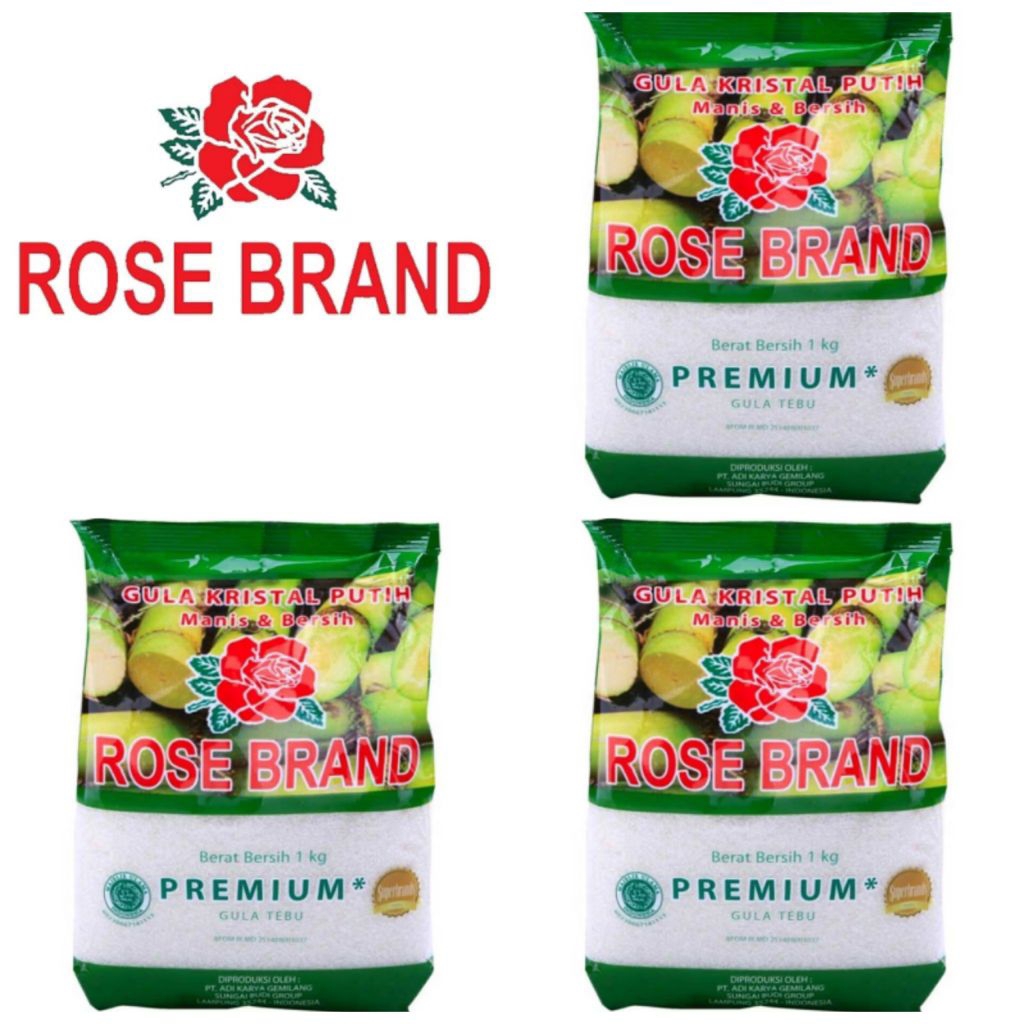 

Rose Brand Gula Pasir Kristal Putih Premium 1Kg