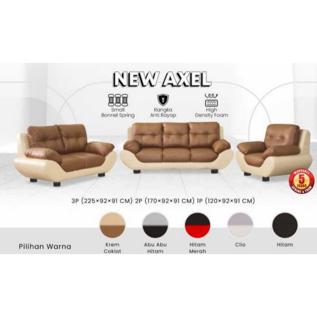 Sofa kursi tamu 331 new Axel titov khusus Pekanbaru saja