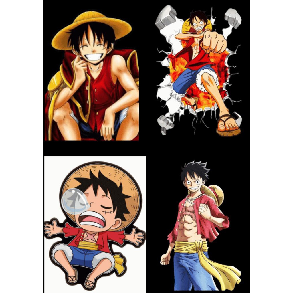 

Stiker Luffy 1 Seti Isi 4 Pcs