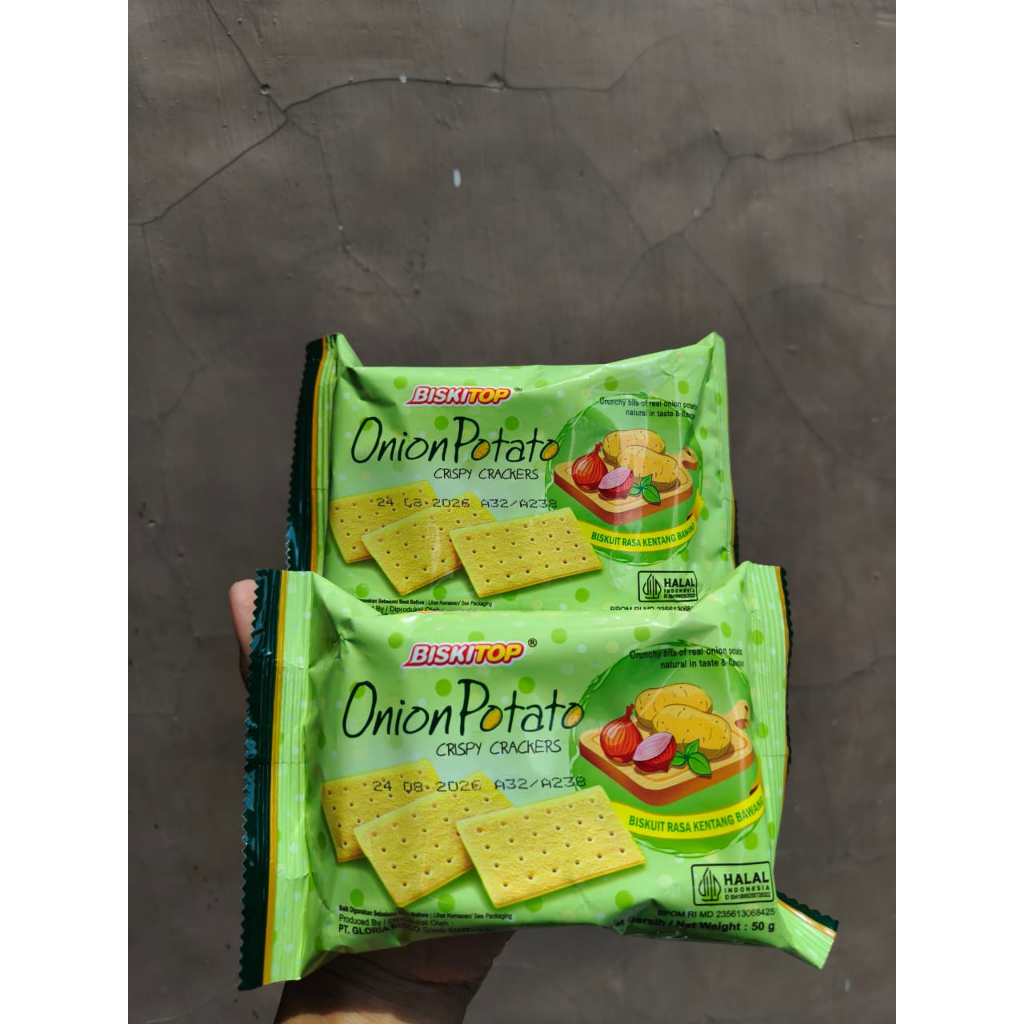 

(5 PCS) BISKITOP ONION POTATO CRISPY CRACKERS