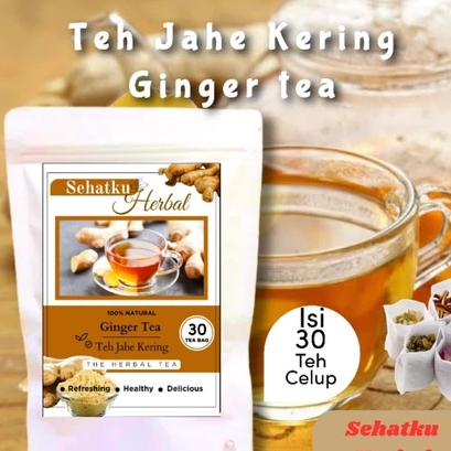 

Teh Jahe Tradisional : Ginger Dried Tea Bag isi 30 pcs