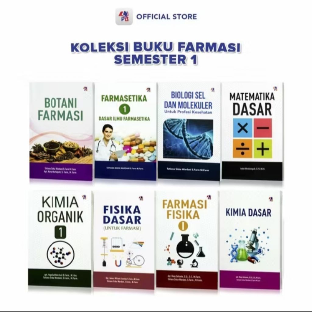 Koleksi Buku S1 Farmasi Semester 1 2025/2026