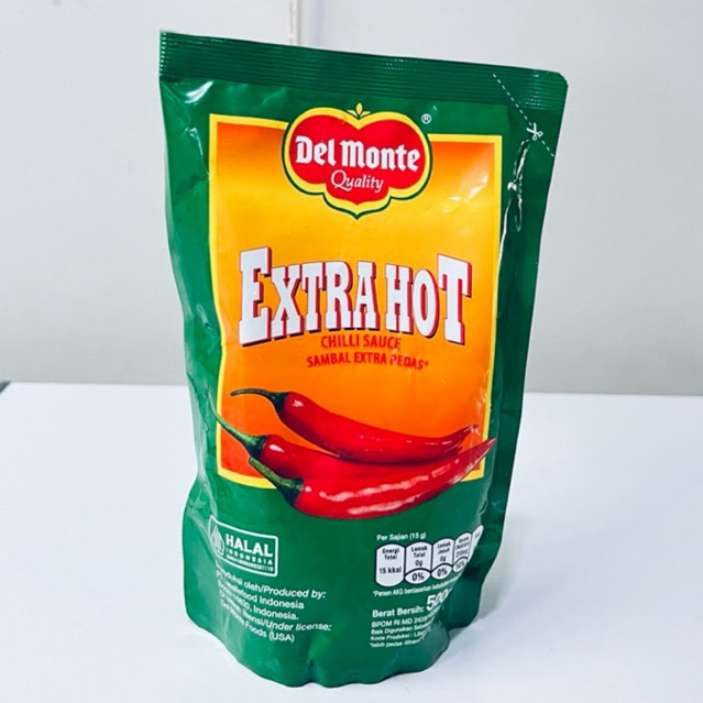 

Saus cabai EXTRA HOT DELMONTE 500gr || saus pedas