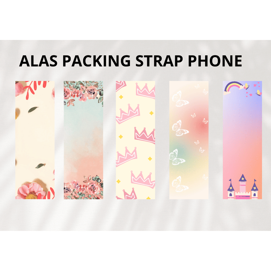 

PROMO ALAS PACKING PHONE STRAP ISI 25 FREE PLASTIK UK 6x18CM