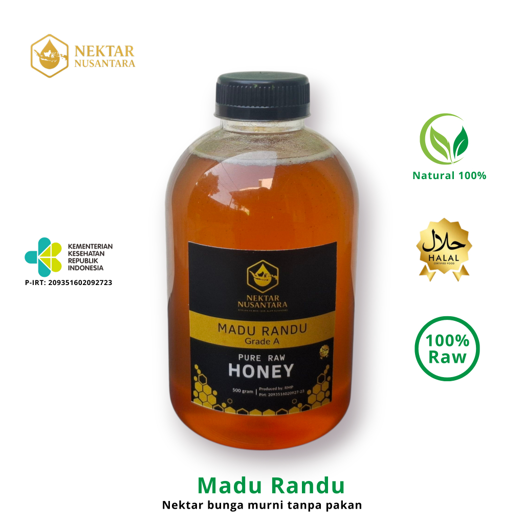 

Madu Asli Murni Randu Grade A Full Nektar – Tanpa Pakan & Tanpa Campuran | Original Madu Nektar Nusantara