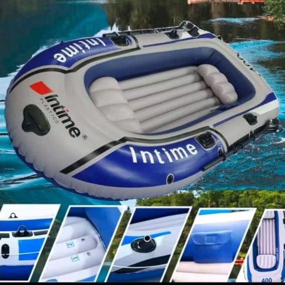 PERAHU KARET BOAT INFLATABLE 4/2 ORANG PERAHU KARET INFLATABLE BOAT