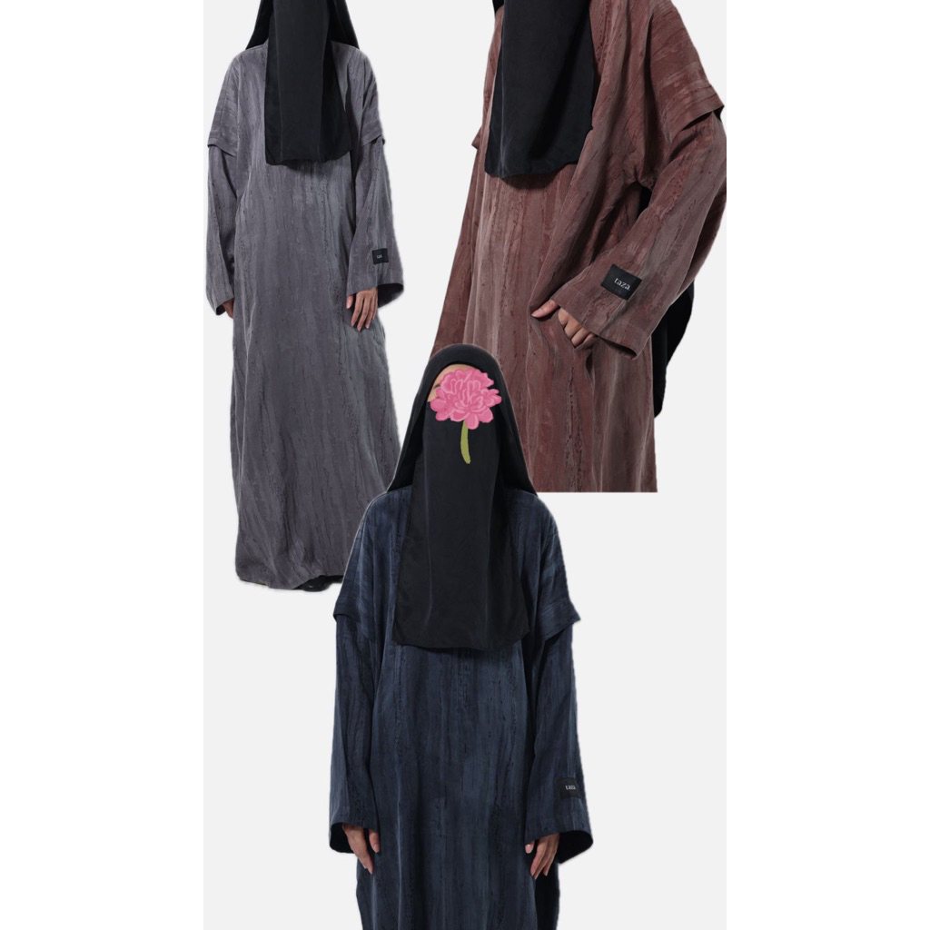 taza teeqa exclusive abaya fina leya neima preloved PL aljenna itsar syari