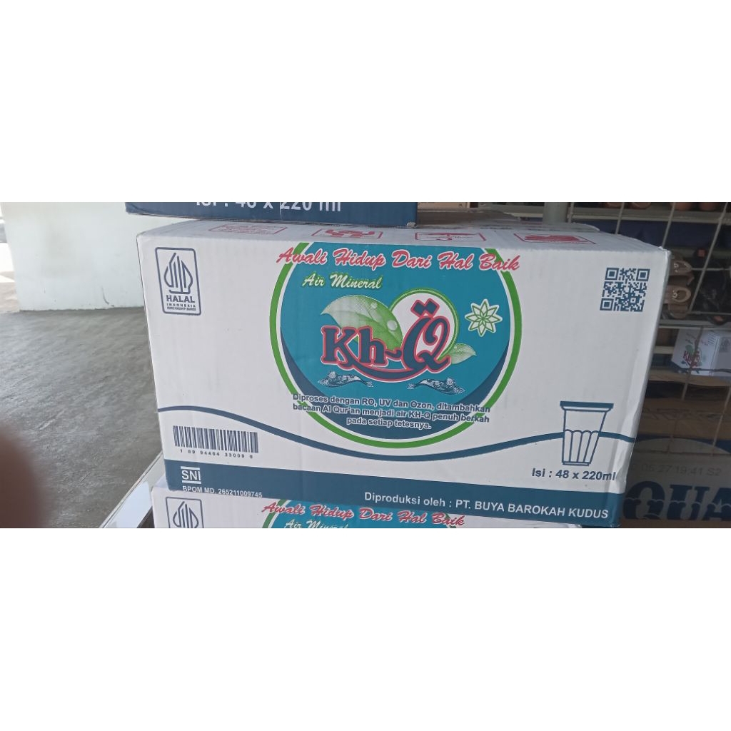 Air mineral Gelas KHQ