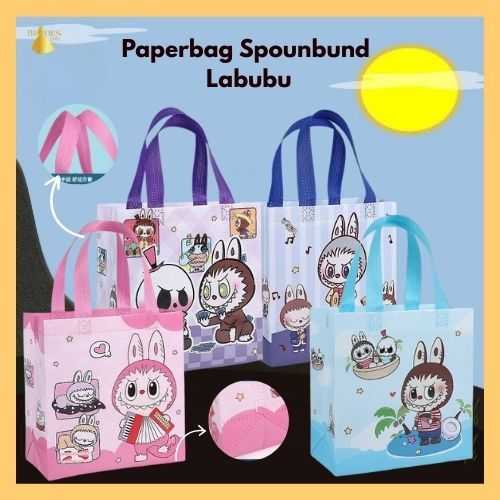 

BD Godiebag Ulang Tahun Labubu / Tas Ulang Tahun Anak Motif Labubu Gemas / Paperbag Labubu / Tas Spounbond Labubu PP58