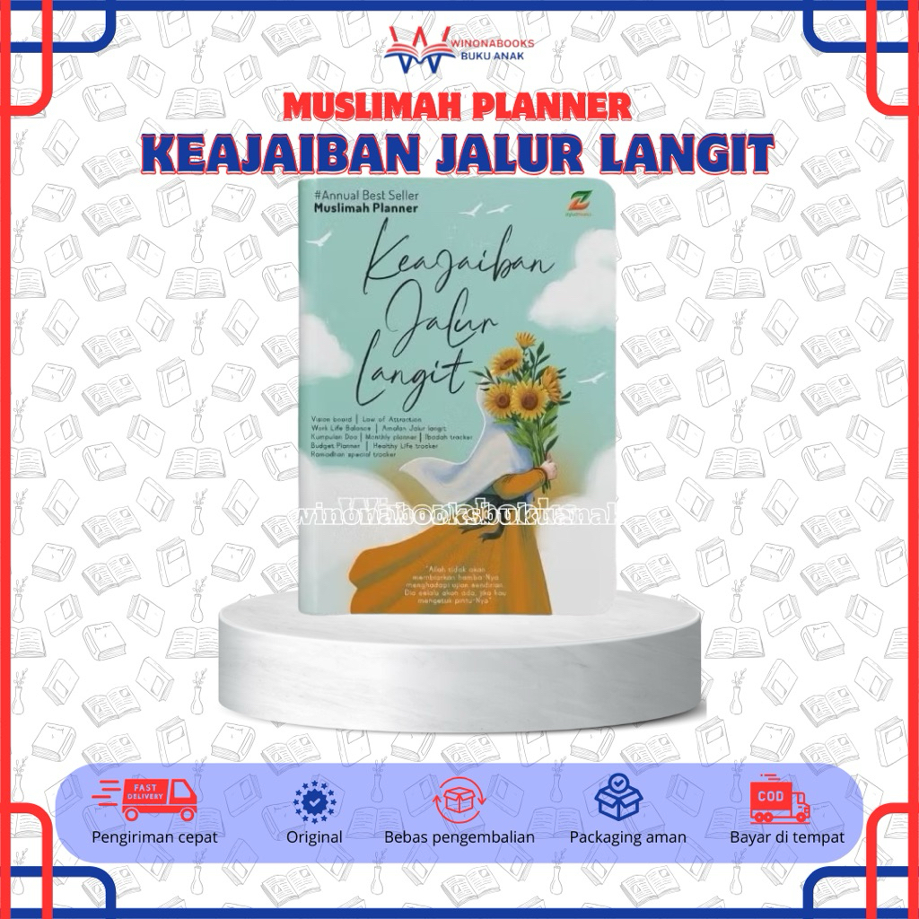 Jurnal Muslimah Planner : Keajaiban Jalur Langit best seller free 1 al matsurat cantik winonabooks b