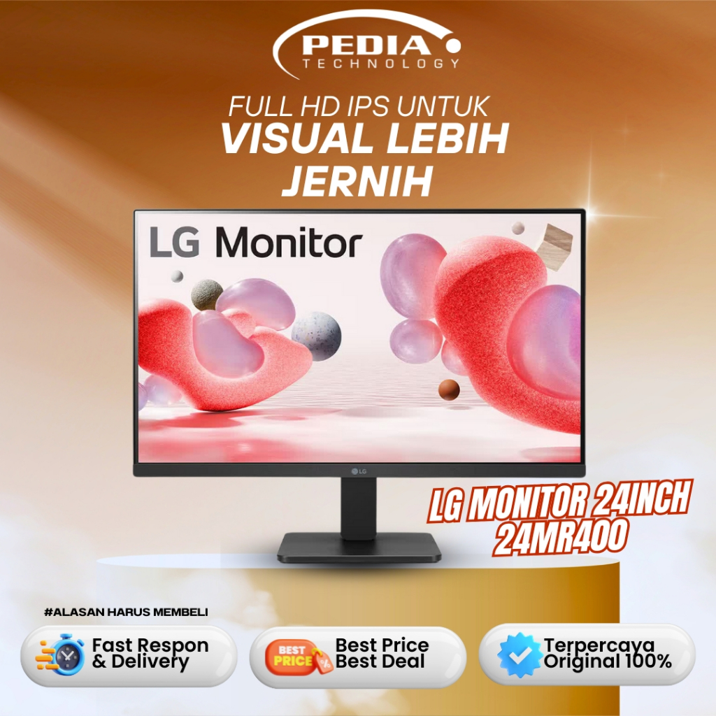 MONITOR LG 24MR400-B HDMI / Monitor 24 Inch