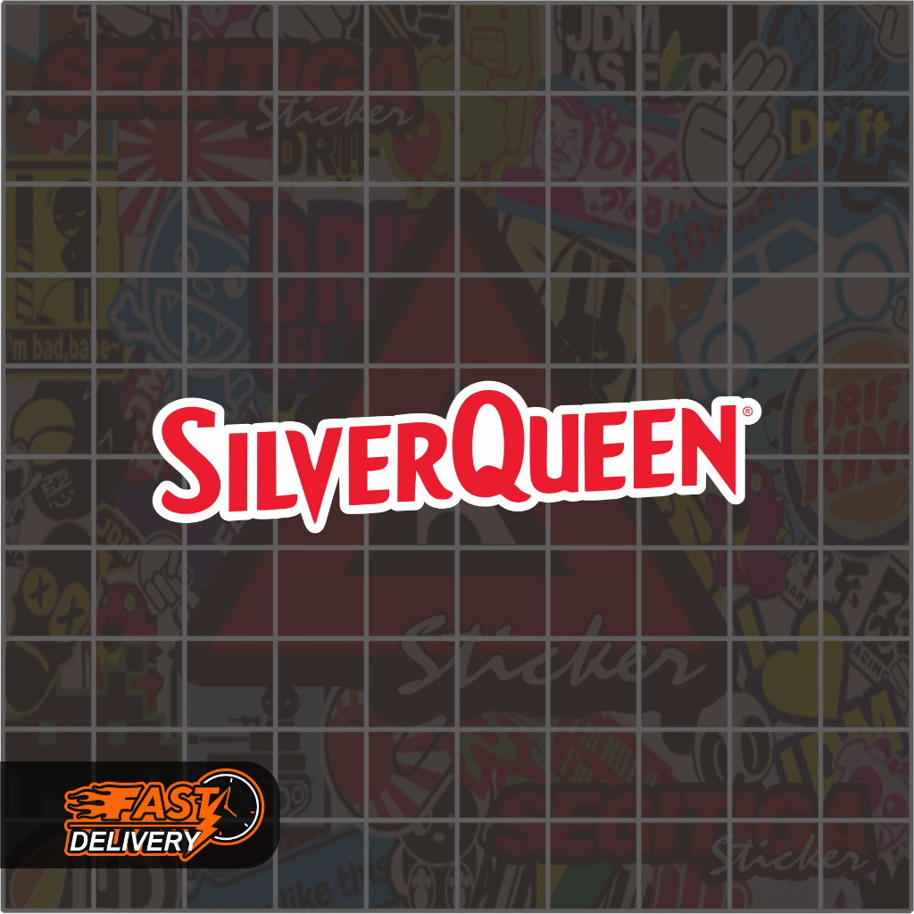 

Sticker Silver Queen Ukuran 10 x 2.5 Cm