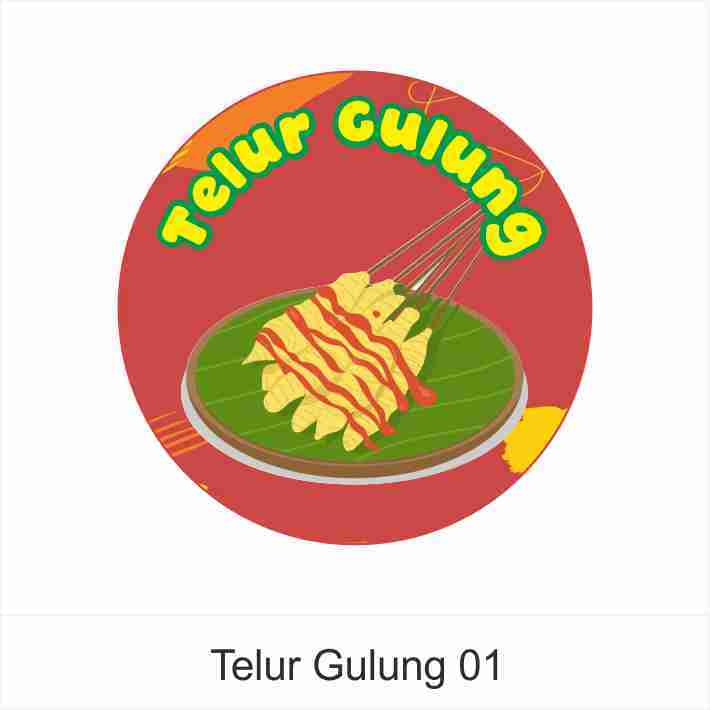 

[COD] 160pcs Stiker Label Telur Gulung