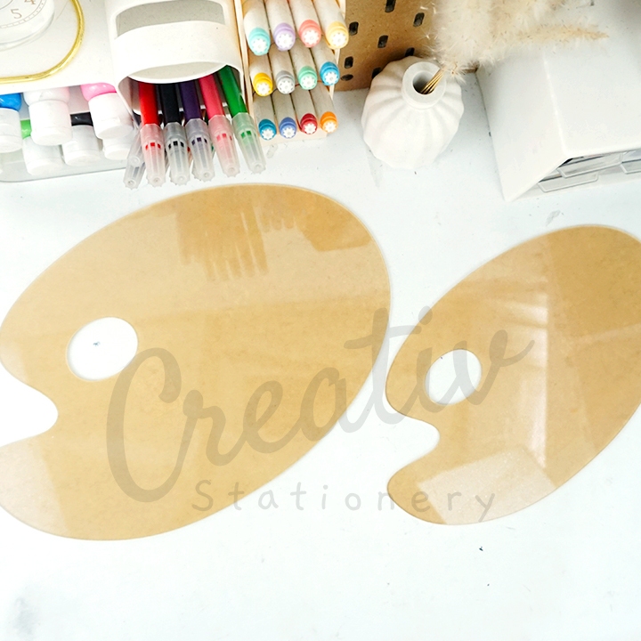 

V-TEC Palet Acrylic Bening Palet Lukis Transparan 15X25 Cm 30X40 Cm